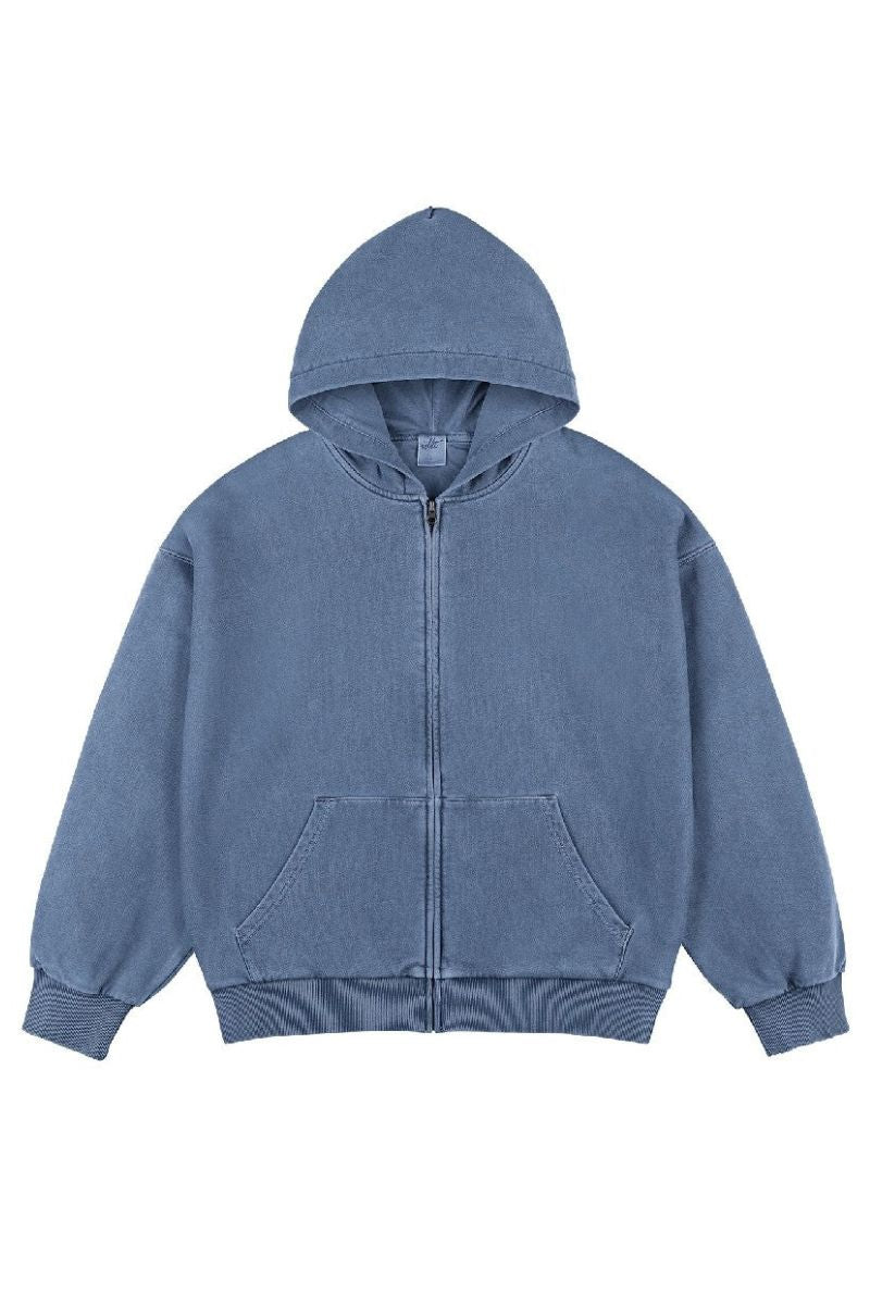 Faded Zip-Up Hoodie