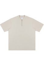 Zip Henley Cotton Tee