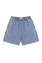 Cooling Washed Denim Shorts