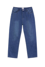 Cooling Washed Straight Jeans