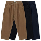 Corduroy Tapered Wide-Leg Pants