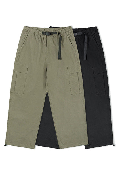 Tapered Utility Pants with Belt