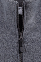 Oversized Half-Zip Fleece Sweatshirt