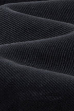 Tapered Wide-Leg Black Jeans