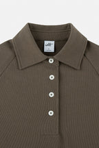 Oversized Polo Sweatshirt