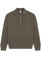 Oversized Polo Sweatshirt