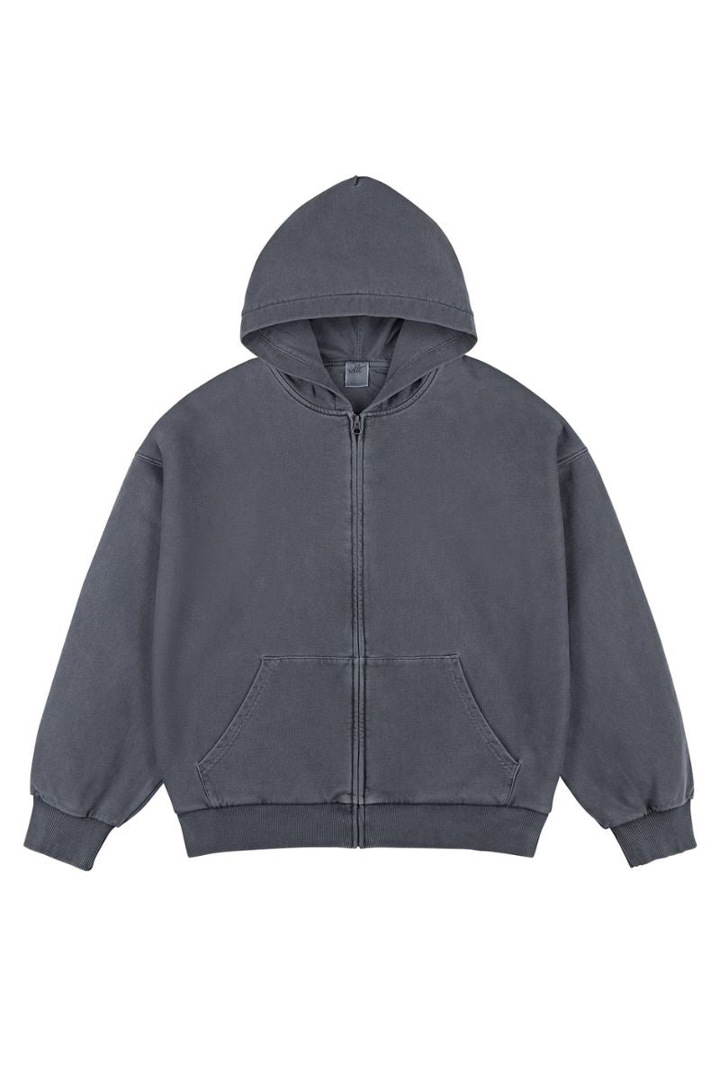 Faded Zip-Up Hoodie